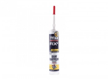 KLEJ FIX2 BEZBARWNY USZCZELNIACZ 290 ML TYTAN