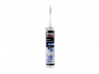 SILIKON SANITARNY BIAŁY 310ML TYTAN