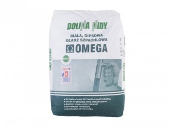 OMEGA BIAŁA GIPSOWA GŁAD SZPACHLOWA 20KG ATLAS